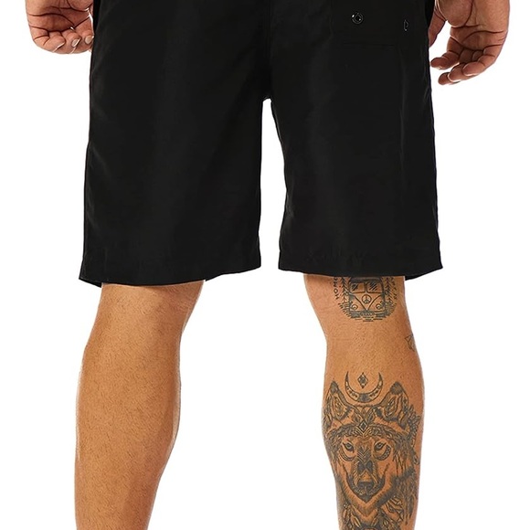 Kailua Surf Men’s Black Swim Trunk, Size 3X - Picture 8 of 11